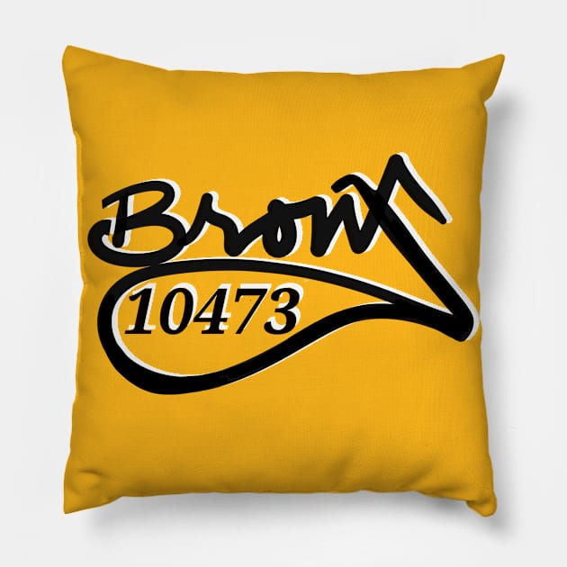 Bronx code Pillow by Duendo Design