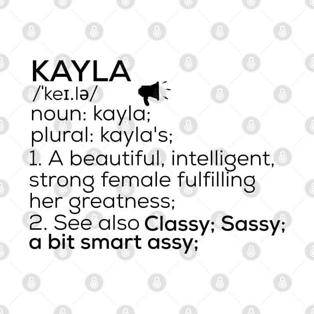 Kayla Name Definition Kayla Female Name by TeeLogic