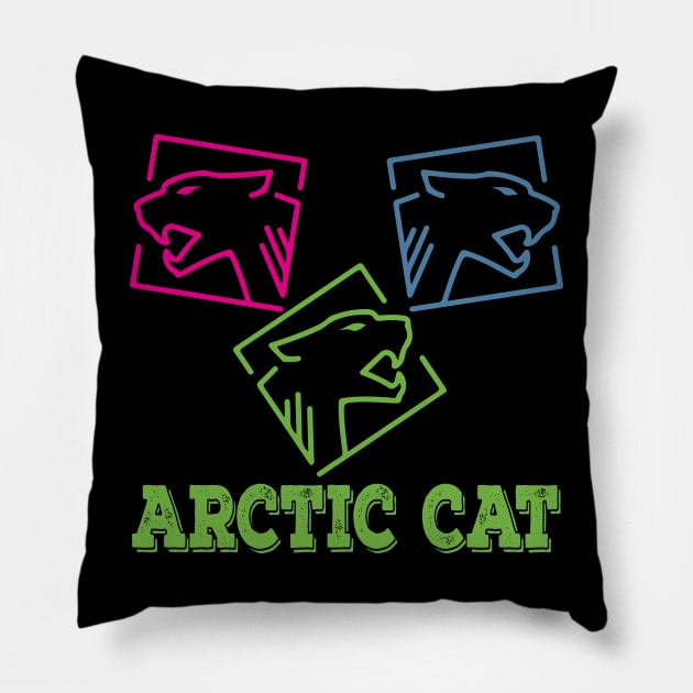 Arctic Cat Pillow by SurpriseART