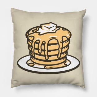 Pancake Stack Syrup and Butter Pillow