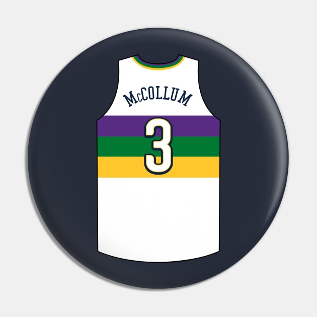 CJ McCollum New Orleans Jersey Qiangy Pin by qiangdade