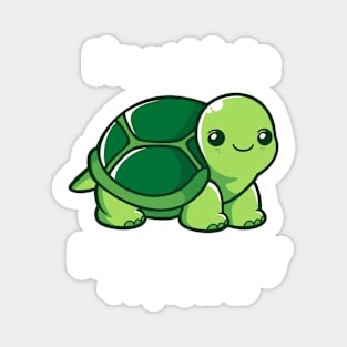 Turtle not late Magnet