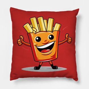 kawaii french fries T-Shirt cute potatofood Pillow