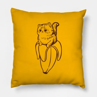 Cat in a banana Pillow