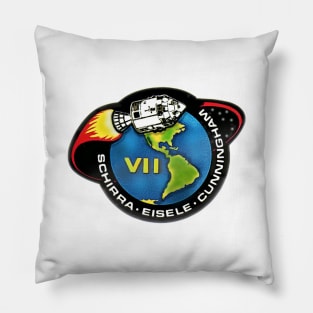 apollo 7 mission patch-artwork Pillow