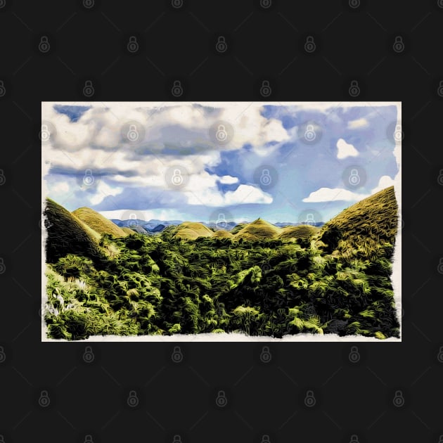 Chocolate hills Bohol by Wolf Art / Swiss Artwork Photography