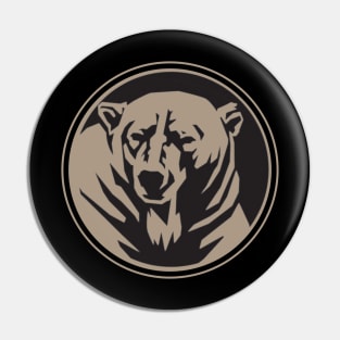 Bear brown Pin