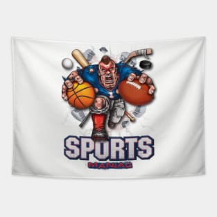 New England Sports Maniac Tapestry