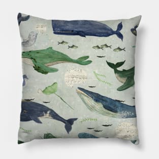 Cabbage whales Pillow