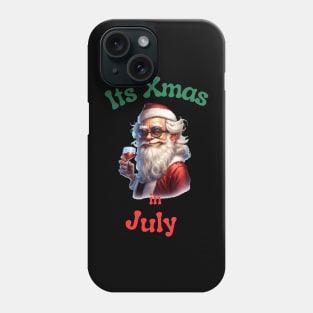 Santa Claus Christmas in July Phone Case