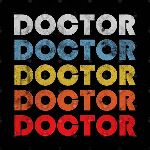 Doctor gift retro design. Perfect present for mom dad friend him or her by SerenityByAlex