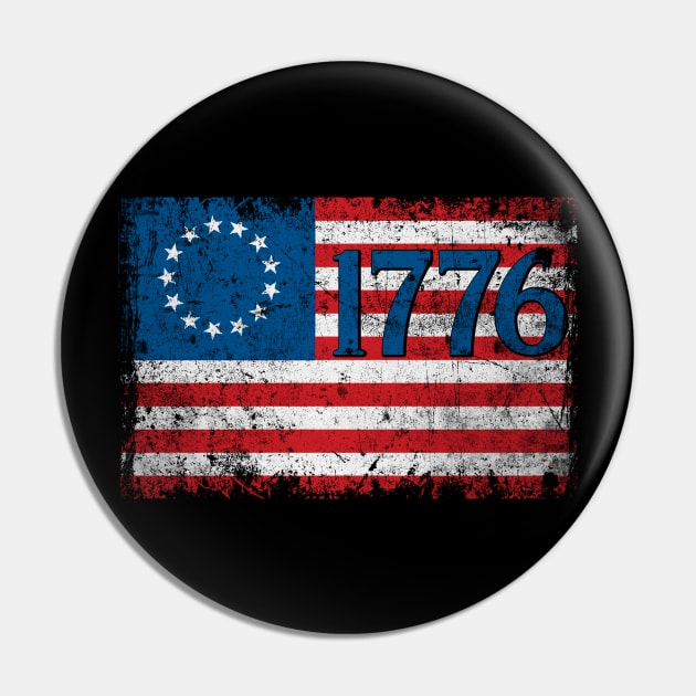 American Betsy Ross Flag United States of America 1776 Pin by blacks store