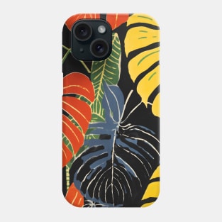 Jungle Monstera Leaf Pattern Phone Case