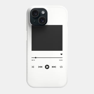 Music Player Audio Controls Phone Case