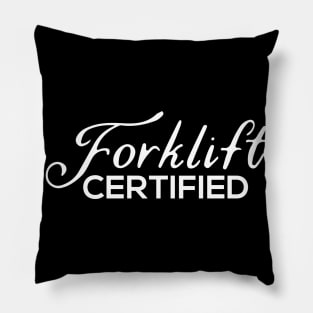 Forklift Certified Meme Pillow