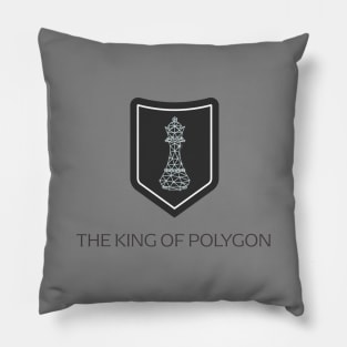 The king of polygon Pillow