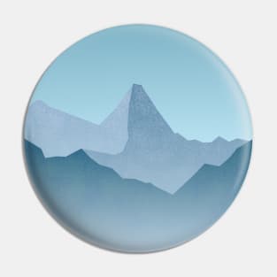 Ice mountain range Pin