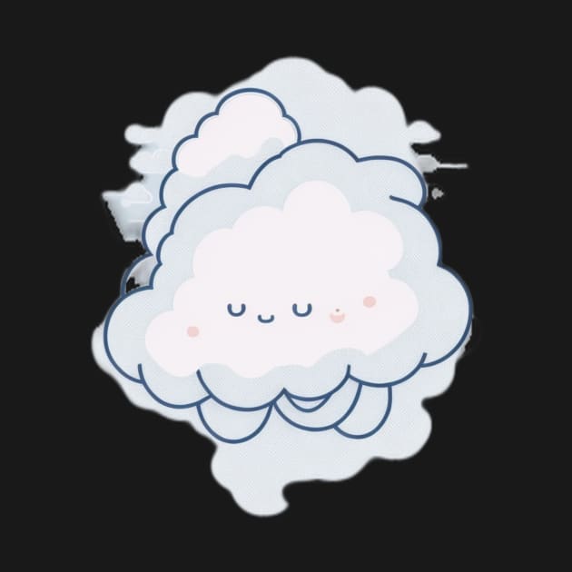 Cute happy cloud by Majkel&Majkel