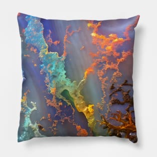 Gemstone Agate Jasper texture 4 Pillow