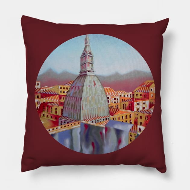 Memory of Turin Pillow by federicocortese