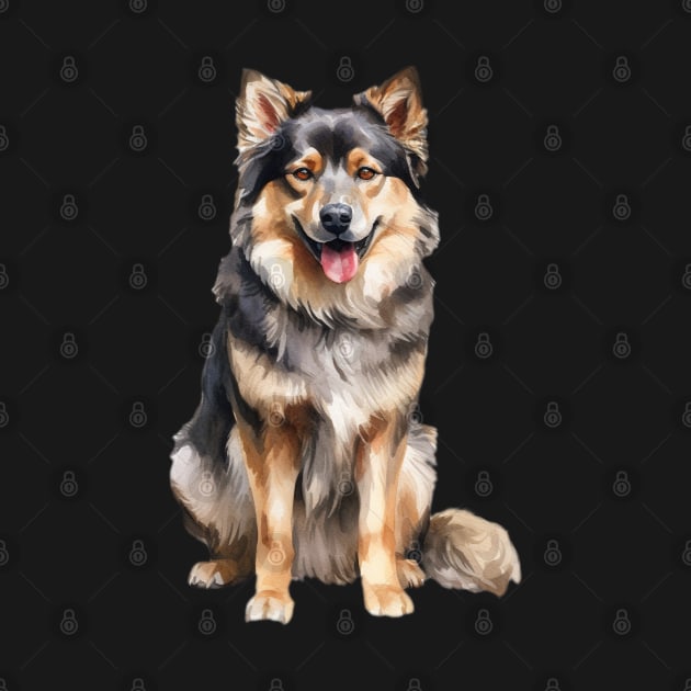 Finnish Lapphund by DavidBriotArt