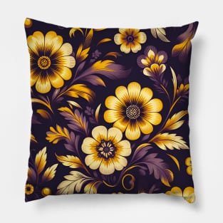 Yellow Flowers Pillow