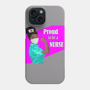 Proud to be a Nurse Black Nurse Student Gift Phone Case