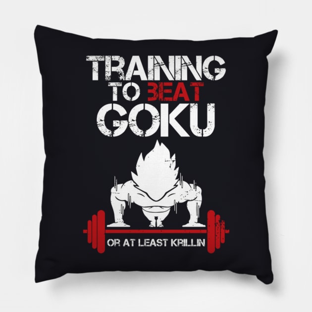 Train Insayan Super Sayan God Colors Pillow by stejenos