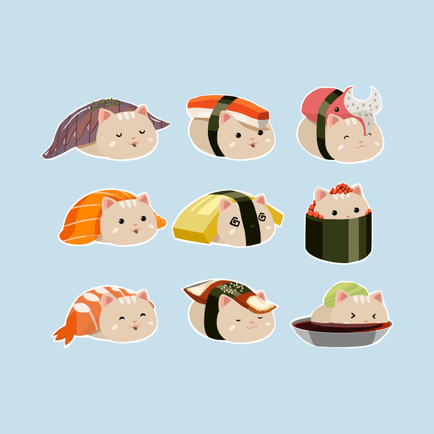 Sushi Cat by russ29