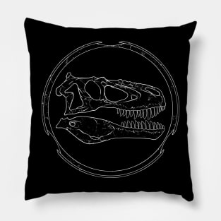 Daspletosaurus fossil skull Pillow