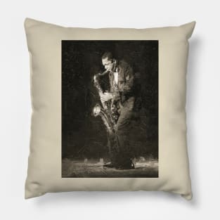 John Coltrane Art Pillow