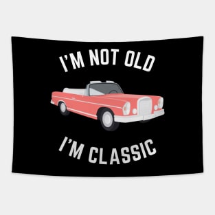 I'm not old i'm classic, Funny Cars - Gift For car lover Tapestry