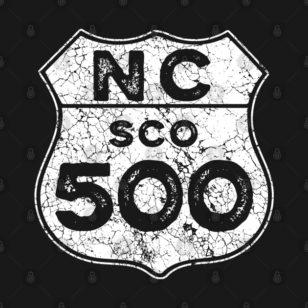 North Coast 500 Scottish Coast Vintage Driving Road Sign by ScienceNStuffStudio