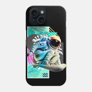 surfing in space Phone Case