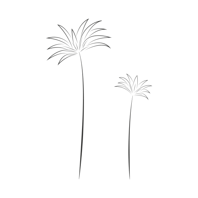 minimal palm trees by JDP Designs