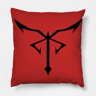 Los Iluminados Black Insignia Pillow