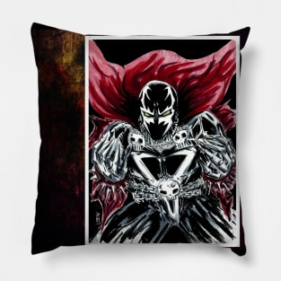 spawn in symbiote night Pillow