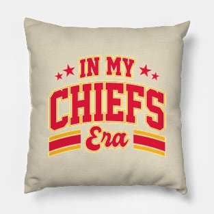 In My Chiefs Era Kansas City Football Pillow