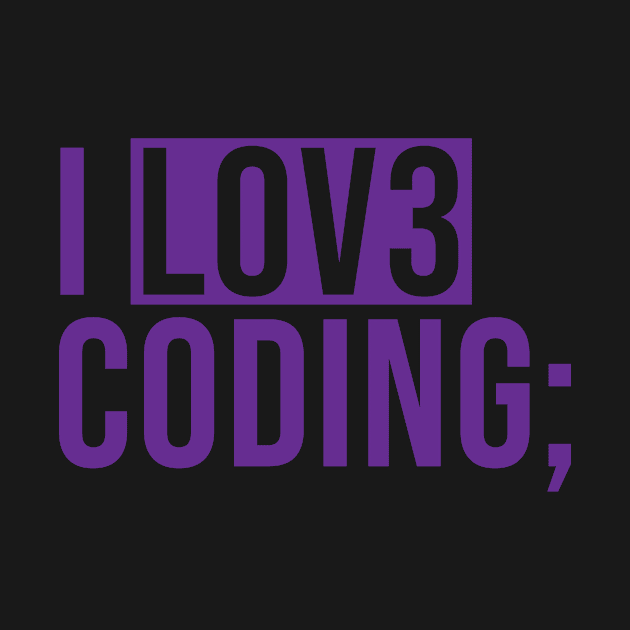 I love coding by Go-Shtag