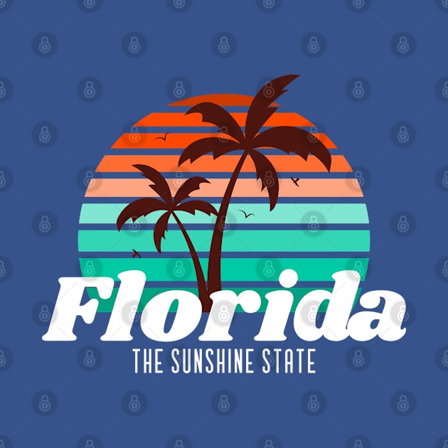 Florida the Sunshine State by Freckle Face