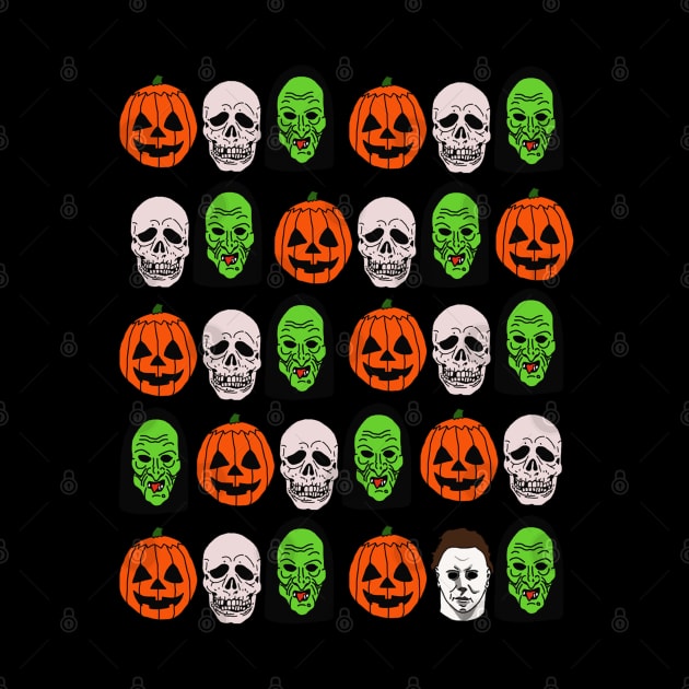 Silver Shamrock Masks by Lydia's Green Light Closet 