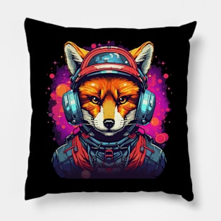 Red Fox Astronaut Pillow