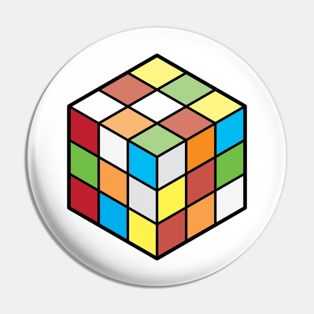 Rubix Cube Pin by Woah_Jonny