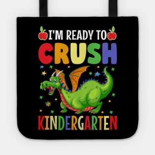 I'm ready to crush kindergarten funny back to School Tote