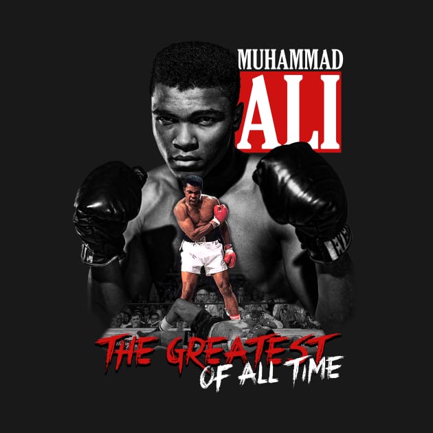 Muhammad Ali The Greatest Of All Time Vintage by Stacy Peters Art