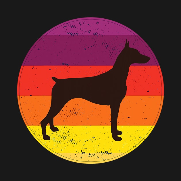 Doberman Dog Retro by IainDodes