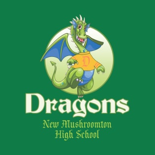 New Mushroomton High School Dragons T-Shirt