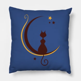 lunar cat Pillow