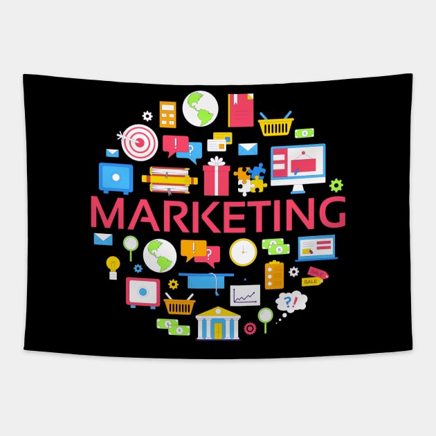 Marketing concept Tapestry by Mako Design 