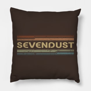 Sevendust Retro Lines Pillow